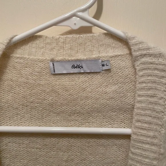 Adika White Sweater - Picture 2 of 3